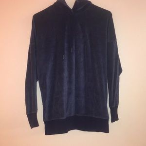 Size XS/S Purple Velour Hoodie